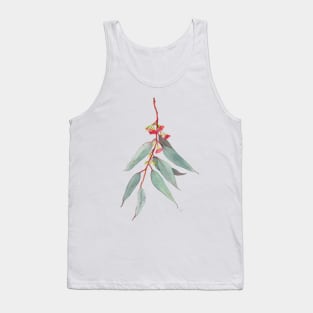 Red Flowering Gum Blossom Tank Top